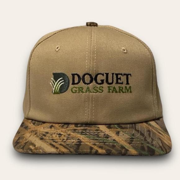 Doguet Grass Farms Turf Farm Camouflage Snapback Hat Texas USA - Picture 1 of 5